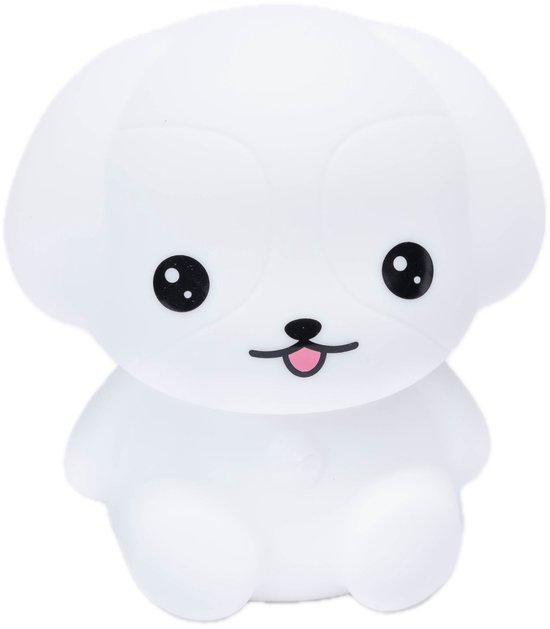 Nachtlampje Kinderen Hond - Nachtlampje baby - babykamer - kinderkamer accessoires - kinderkamer lamp - babyshower - oplaadbare nachtlamp - RGB - 9 kleuren - USB-C opladen - Afstandbediening — afbeelding 4