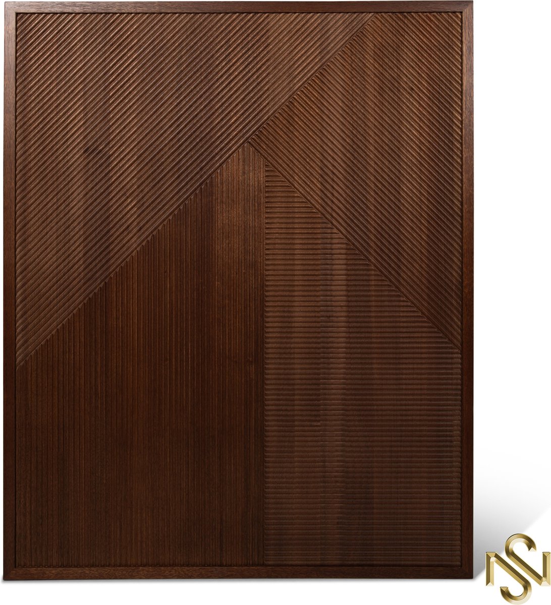 San Naila- Marrakesh- Wandpaneel- Hout- 100x80
