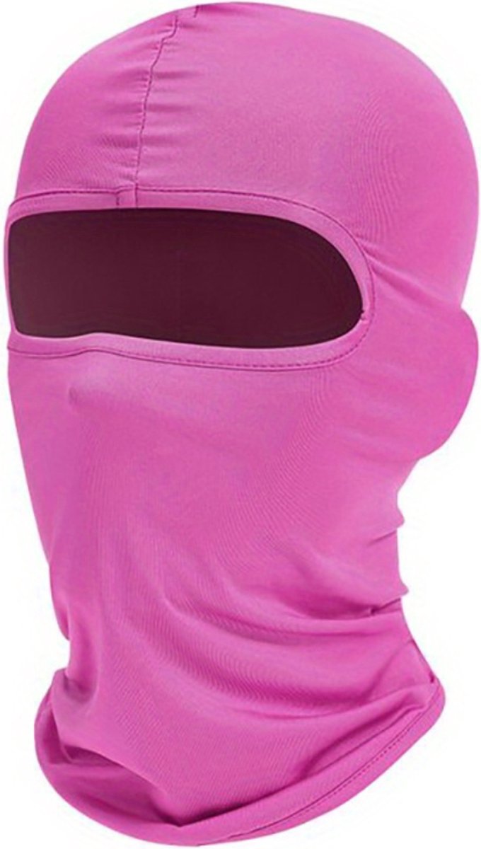 Nivard Ski Masker Ski Mask Balaclava Winter Masker Bivakmuts Full Face Mask Roze