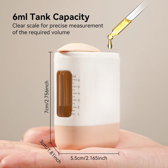 2-in-1 elektrische hoofdhuid massage en haarolie applicator fles