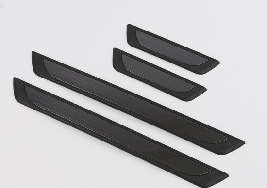Instaplijsten (instapstrips) voor Volvo XC40 2017 (5 deurs) - Kras bescherming - Set van 4 - Zwart Glans