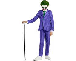 Suitmeister The Joker - Jongens Pak - Halloween Kostuum - Verkleedkleding - Batman DC Comics - Paars - 4-6 jaar - Maat S