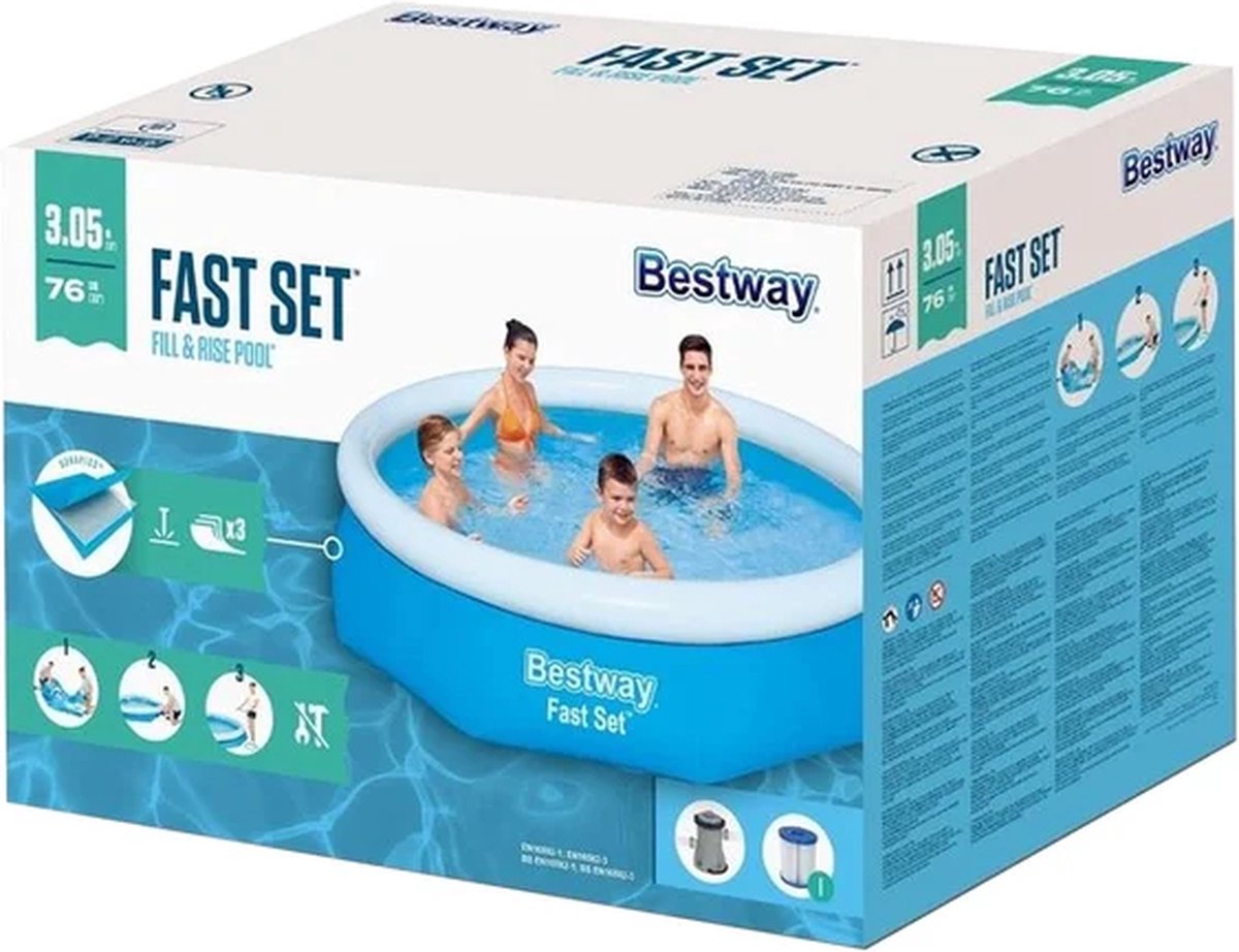 Bestway Fast Set piscine - Ø 305 x 76 cm
