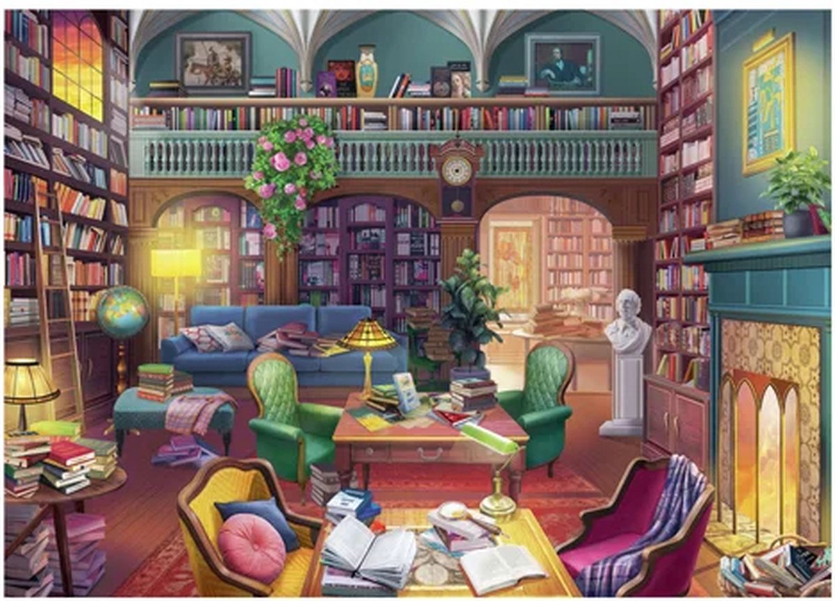 Ravensburger puzzel Droombibliotheek - Legpuzzel - 500 Large Format stukjes — afbeelding 5