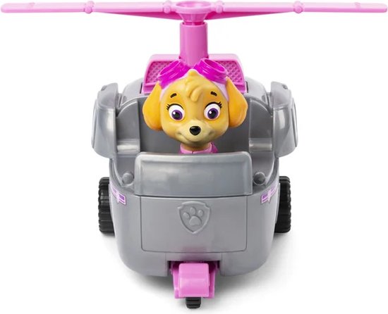 PAW Patrol LA PAT' PATROUILLE - VÉHICULE + FIGURINE STELLA - Véhicule de 15 cm Avec 1 Figurine À Collectionner Pat' Patrouille - - 6061800 - Jouet Enfant 3 Ans et +