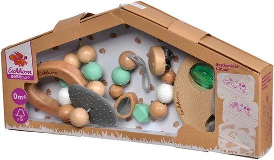 Eichhorn Baby Pure Houten Cadeauset, 3dlg. van EICHHORN — afbeelding 2