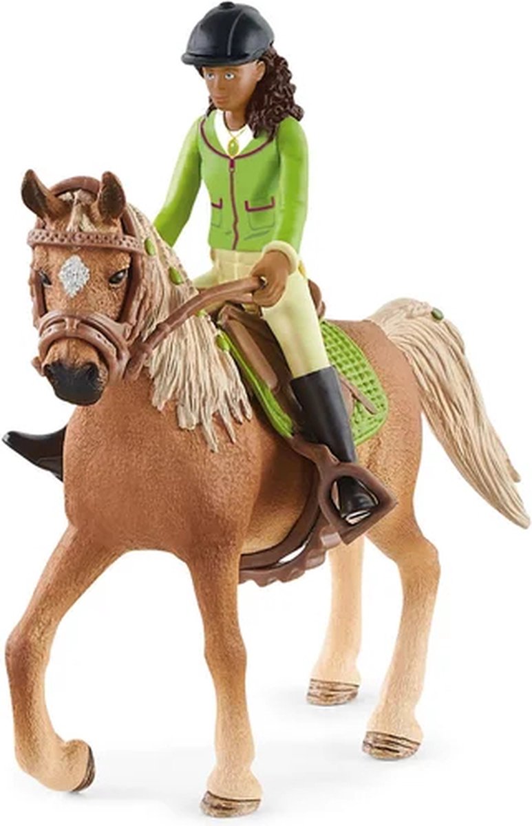 schleich HORSE CLUB - Speelfigurenset - Sarah & Mystery - Kinderspeelgoed voor Jongens en Meisjes - 5 tot 12 jaar - 42542 — afbeelding 10