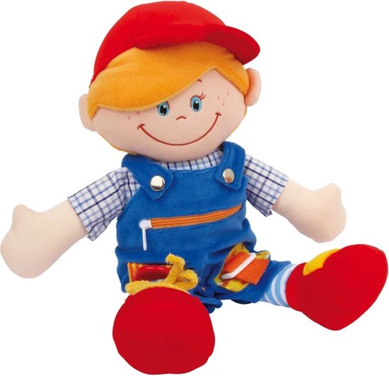 Legler Dolls Poupées en tissu avec fonction d'apprentissage, lot de 2