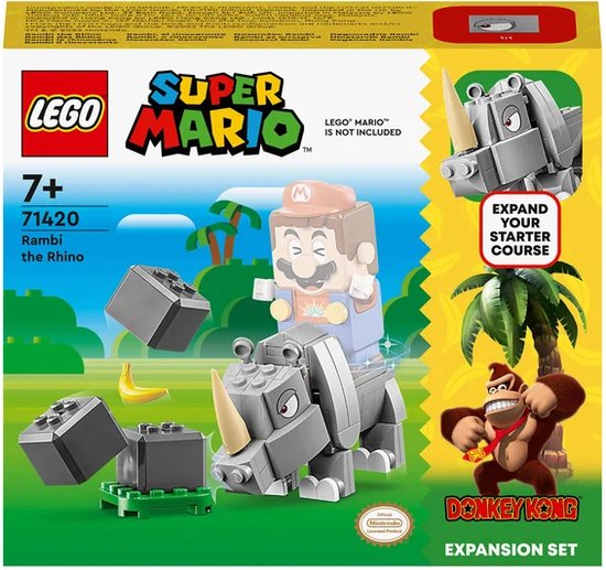 LEGO Super Mario Uitbreidingsset: Rambi de neushoorn - 71420
