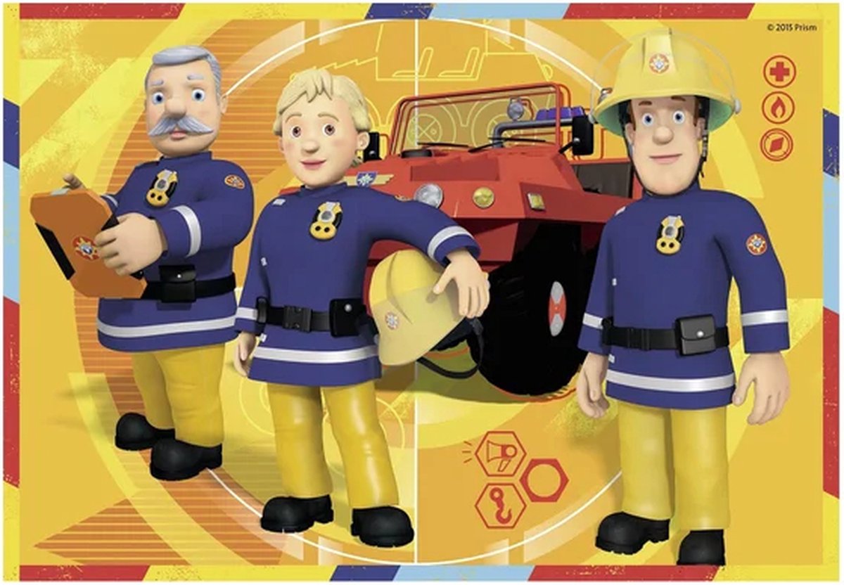 Ravensburger Brandweerman Sam aan het werk Vanaf 3+ - Puzzel - 2x12 stukjes — afbeelding 5