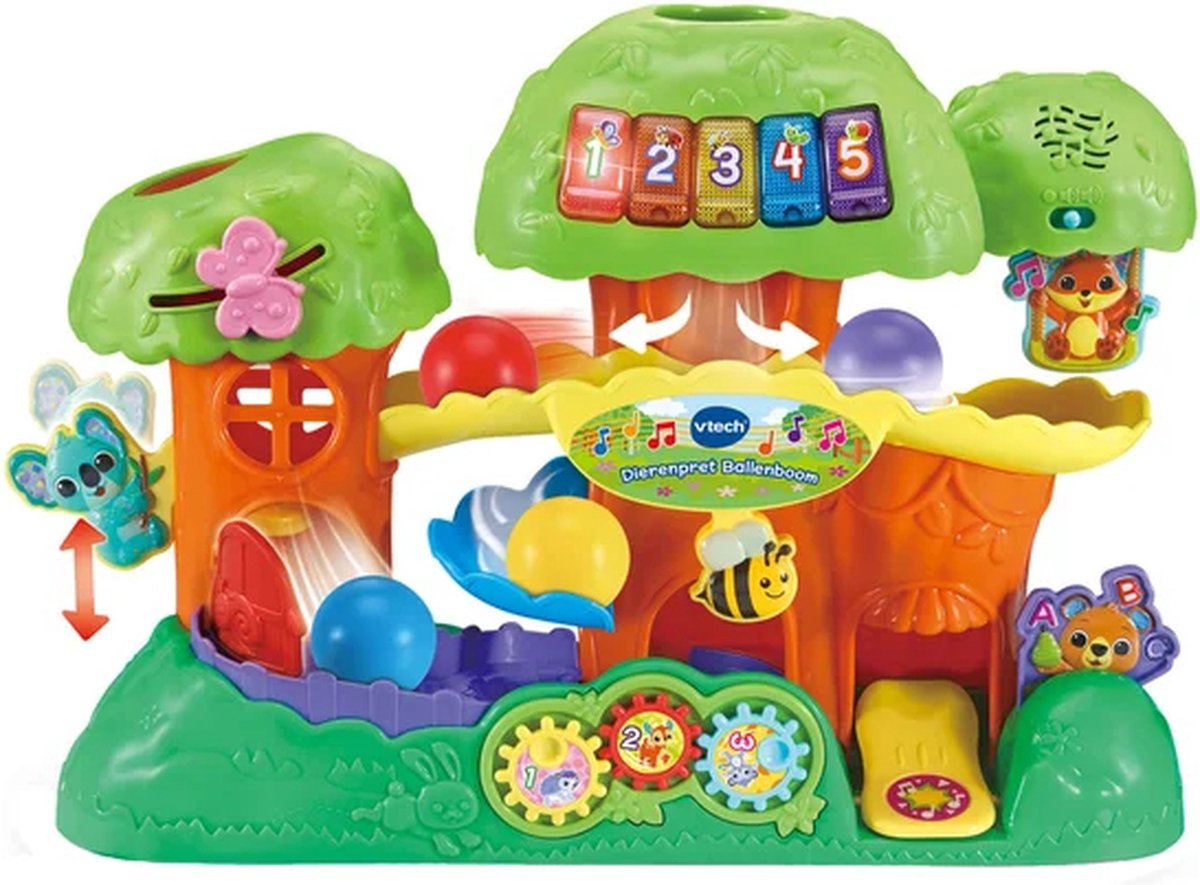 VTech Baby Dierenpret Ballenboom Activity-Center - Interactief & Educatief Speelgoed - Ballentoren - Cadeau - Baby Speelgoed 1 Jaar — afbeelding 14