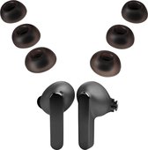 kwmobile 6x cover voor in-ear oortjes geschikt voor JBL Live Pro 2 TWS - Vervangende oordopjes in poederroze