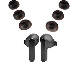 kwmobile 6x cover voor in-ear oortjes geschikt voor JBL Live Pro 2 TWS - Vervangende oordopjes in poederroze