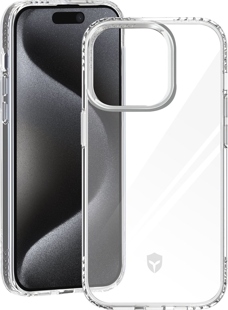Force Case, PULSE versterkt hoesje Geschikt voor Apple iPhone 15 Pro Max, Transparant