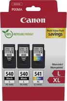Bol.com Originele inkt cartridge Canon PG-540LX2/CL-541XL Zwart/Cyaan/Magenta/Geel aanbieding