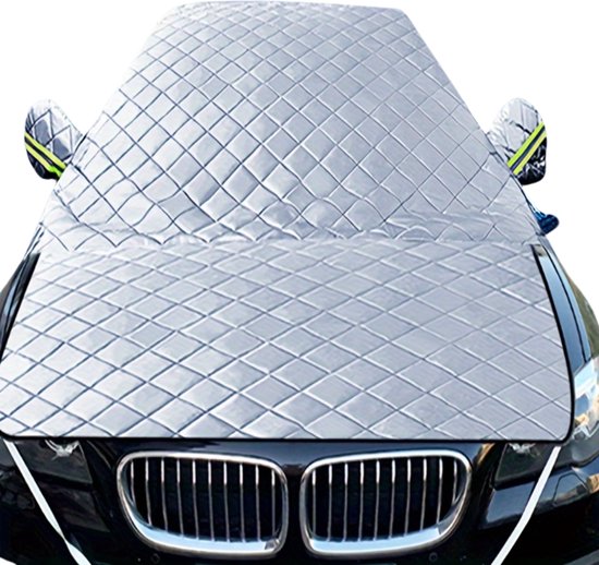 Bovista Pare-soleil – Couverture antigel pour voiture – Couverture antigel pour voiture – Couvre pare-brise antigel – Couverture de pare-brise – Couverture anti-glace – Protection solaire – Couverture de neige