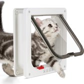 Origineel Huisdierveilig Kattenluik | Transparant 2-Wegs Huisdierluik | Snelle Installatie | Voor Alle Huisdieren