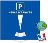 Blue Zone Parking Disc - Environmentally Friendly and Made in France - European Timestamp Card for Parking Lot - Car Accessories (Guaranteed)