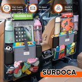 Autoorganisator Autostoel Organizer 4e generatie Verbeterde Car Organizer Achterbank voor maximaal 10,5 tablet, 9 zakken, Kids Toy Storage, Waterbestendig Achterbank Protector voor kinderen