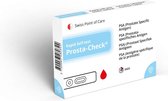 Prosta-Check (PSA) prostaat zelftest | zelf thuis de prostaatgezondheid monitoren | eenvoudig te gebruiken | volledig anoniem | resultaat beschikbaar in slechts 10 minuten | geen laboratorium nodig