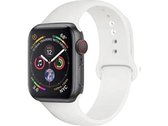 Beline pasek smartwatchbandje voor Apple Watch Silicone 38/40/41mm wit