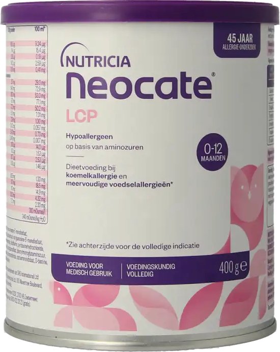 Neocate LCP poeder Nutricia Dieetvoeding 400 gram