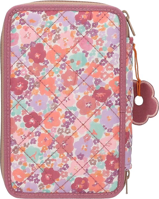 Depesche - TOPModel 3-vaks gevulde etui - FLORAL