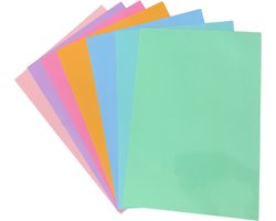 Flexfolie / Iron-on Folie Set - Pastel Lovers - Cricut Joy Formaat (Cricut, Silhouette & LOKLiK Compatible, Textielbedrukking)