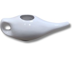 Neti Pot wit keramiek - voor neusspoeling