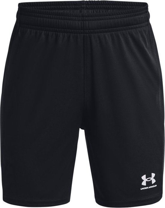 Under Armour UA B's Ch. Knit Short Unisex Sportbroek - Zwart - Wit