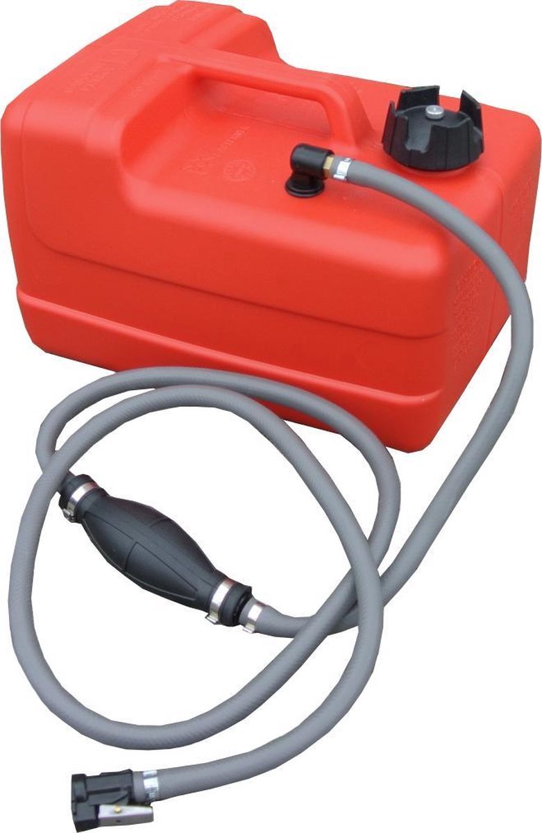 12L BENZINETANK compleet met slang en aansluiting Suzuki/ OMC