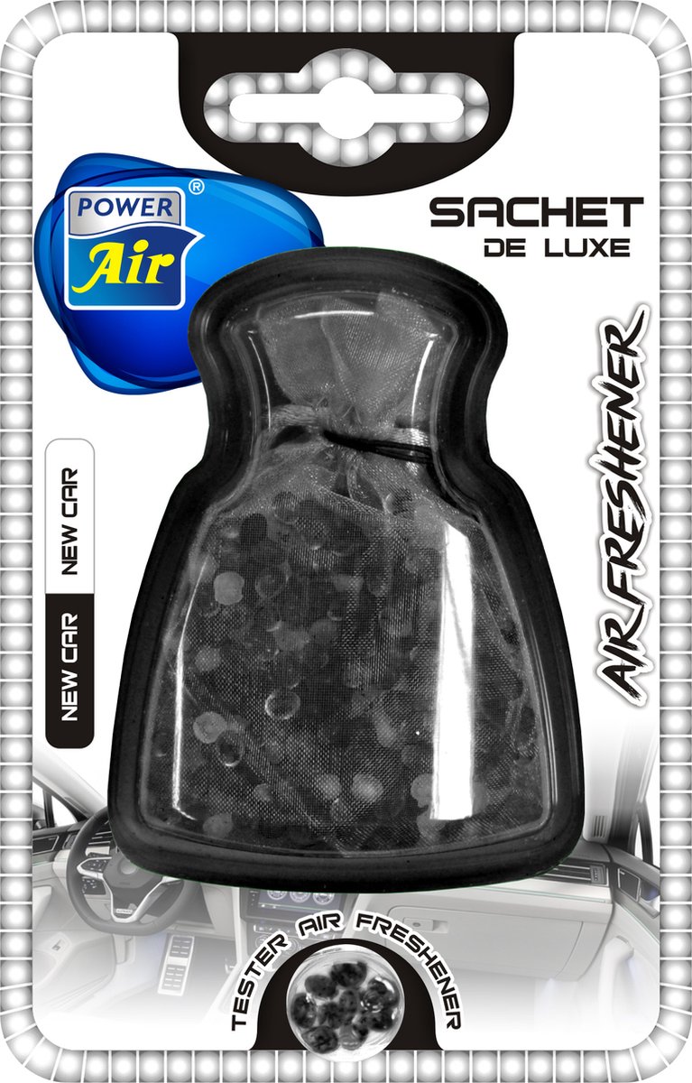 Goedkoopste Power Air Sachet De Luxe - Auto Parfum Refresher - Autoparfum Geur Luchtverfrisser - Geurverfrisser - Autogeur New Car