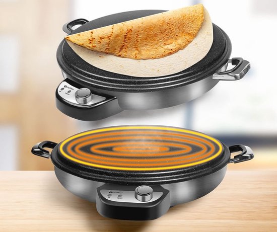 Scheffler - Pannenkoekenmaker - Electrische - Crepe maker - Sac - Katmer Sac - Ekmek Sac - 50cm - 2300W - 230V — afbeelding 2