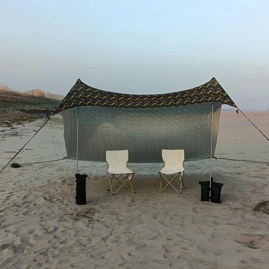LINSOCLE Zandzakken Set Van 4 – 800D Oxford, Klittenbandsluiting, Geschikt Voor Tent, Parasol En Paviljoen (tot 13 Kg Per Zak)