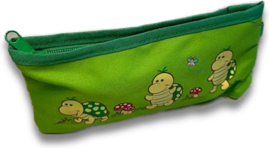 Schooltas - Kleine rugzak (26 x 22 x 10cm) peuters en kleuters - Teo & Too Schildpad incl. pennenzak