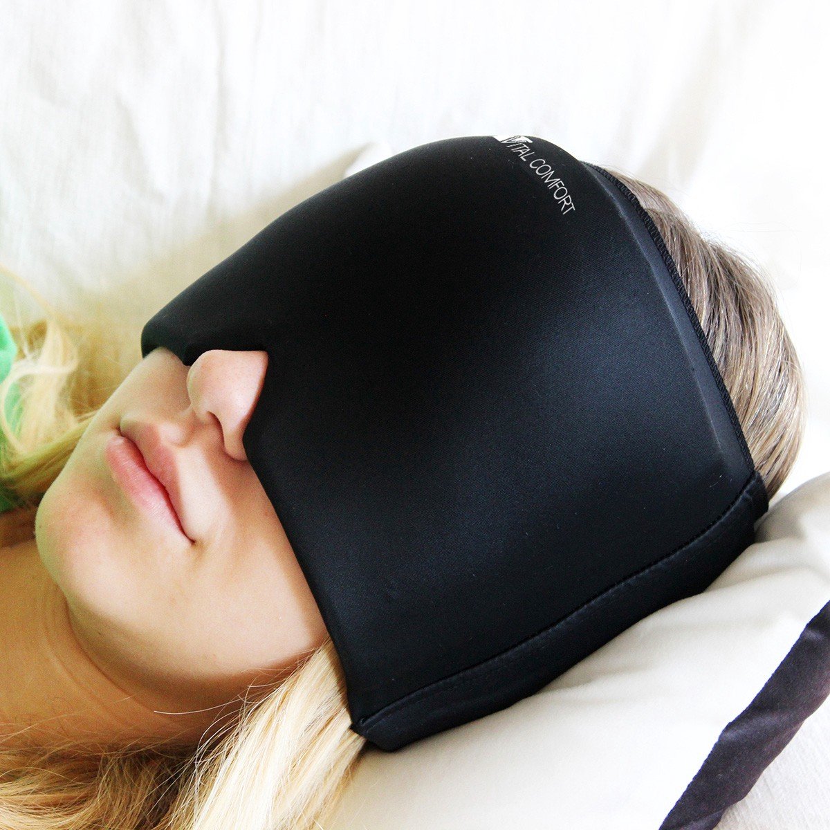 Goedkoopste Verkoelend & verduisterend oogmasker, zwart