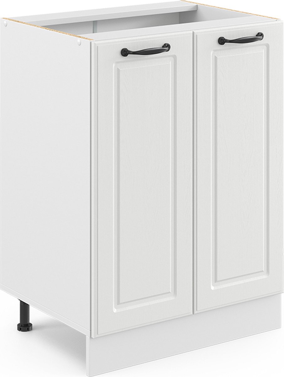 Vicco R-Line Keukenonderkast – 60 cm zonder werkblad Wit Landhuis