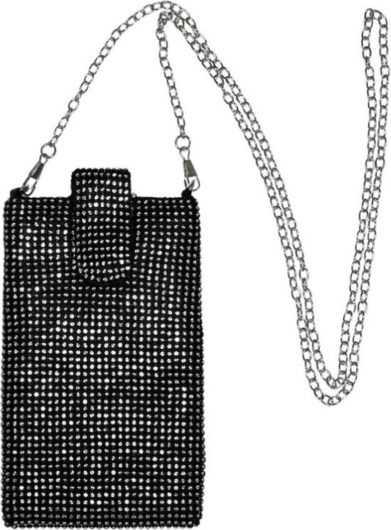 Kurt Geiger crossbody tas Shoreditch met strass zwart | wehkamp