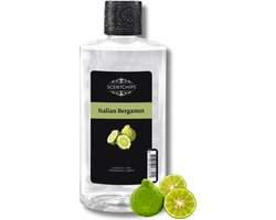 Scentchips® Italiaanse Bergamot - Geurolie Voor Oliebrander - Parfum Olie - Geurolie Voor Lampenolie - Geurlamp Olie - 475ml
