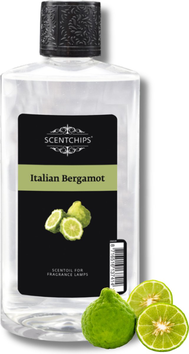 Goedkoopste Scentchips® Italiaanse Bergamot - Geurolie Voor Oliebrander - Parfum Olie - Geurolie Voor Lampenolie - Geurlamp Olie - 475ml