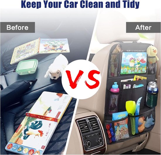 KUCONGST 2 STKS Auto Opbergzak Drinken Opknoping Tas Auto Achterbank Organizer Seat Terug Cover Kinderen Reizen Opslag Opslag