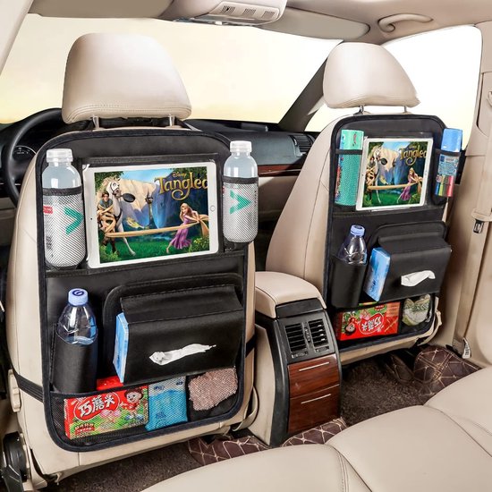 KINDERKRAFT - Organizer voor in de auto, zwart