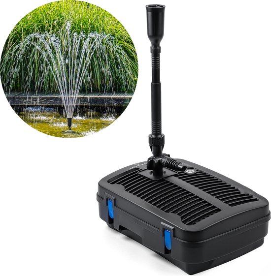 Blugarda - BluFilter 1011 - Vijverpomp met filter - Complete set met ingebouwde fonteinpomp en 11W UV-c lamp