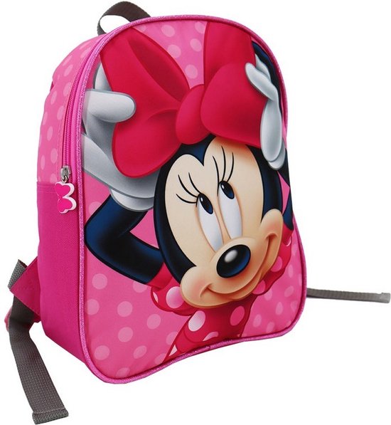 Minnie Mouse Meisjes Rugtas - Roze - School Rugzak - Kleine Rugtas