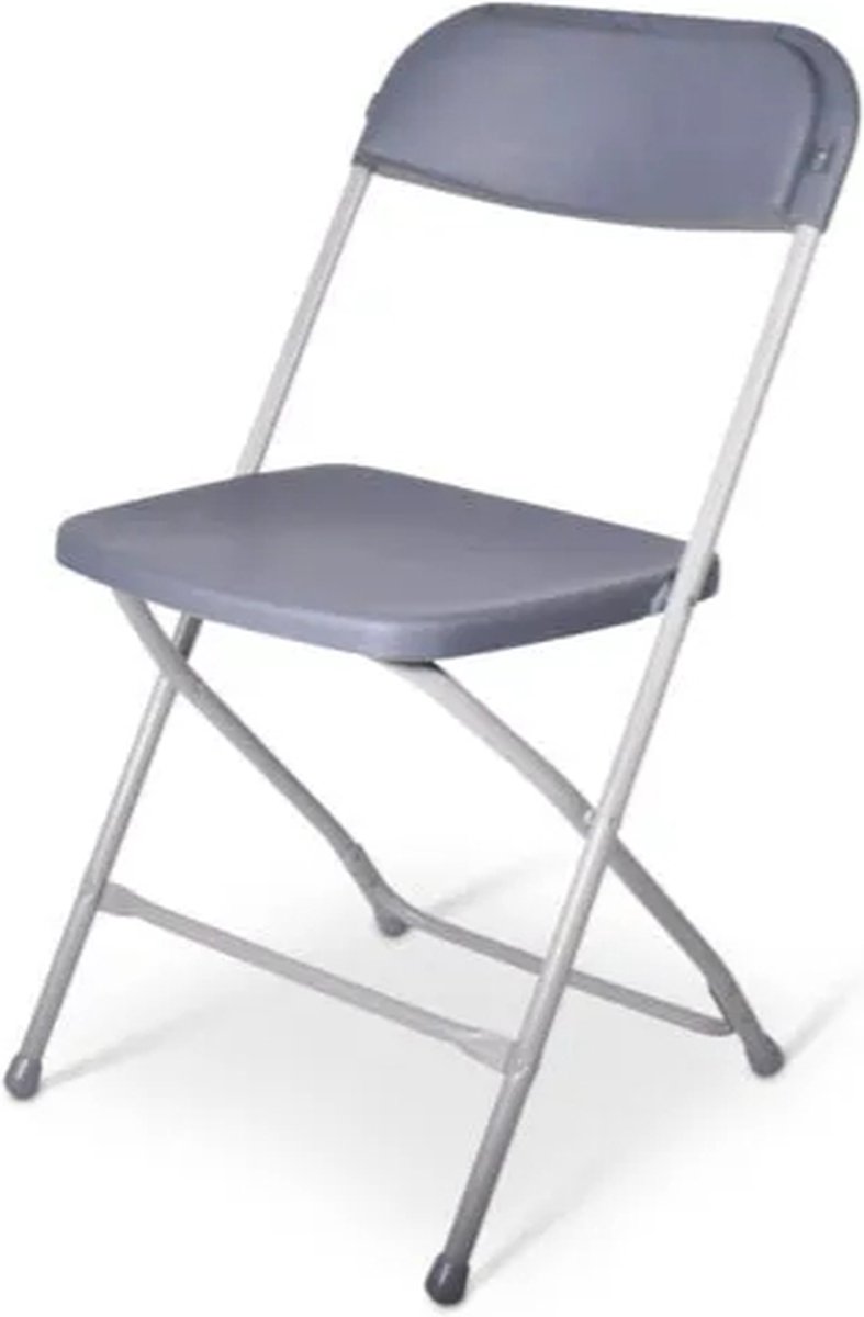 Unbranded Klapstoelen Vouwstoel Set van 8 Meubilair Antraciet