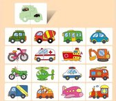 Montessori Puzzel - Vroeg Leren – Verkeer - Kleuren & Vormen - Cognitieve Ontwikkeling en Training - Perfecte Geschenken voor Kinderen – Babypuzzel – Educatief Speelgoed – Verkeer Puzzel – Montessori Speelgoed – Kinderpuzzel – 32 Stuks