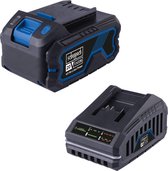 Scheppach Starter Set Batterie 20 V / 4,0 Ah - Avec chargeur de batterie - Convient à tous les outils de la série Scheppach IXES 20