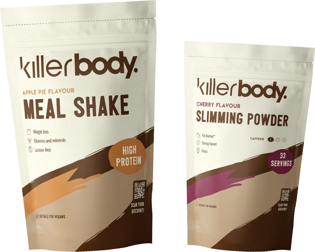 Goedkoopste Killerbody Dieetpakket - Apple Pie & Cherry