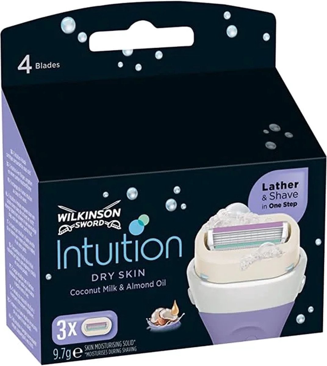 Wilkinson Sword Intuition Dry Skin Scheermesjes - 3 Stuks