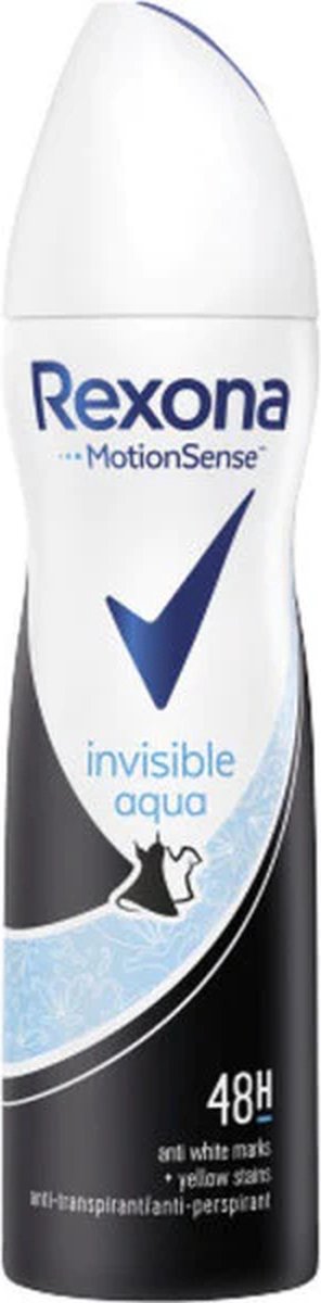 Rexona - Deodorant - Spray - Invisible Aqua - 150ml